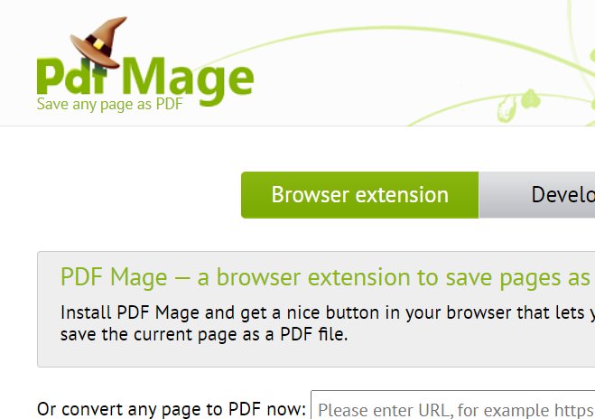 How to save a website us PDF preserving its look (exactly as on web browser) including text and links?